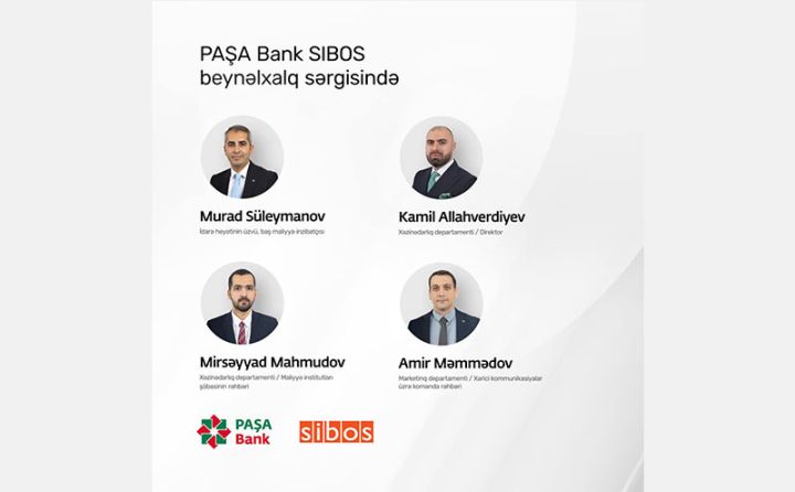 “PAŞA Bank” “SIBOS” beynəlxalq sərgisində iştirak edəcək!