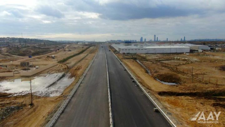 Böyükşor-Pirşağı avtomobil yolunun tikintisi 75 % yerinə yetirilib - VİDEO