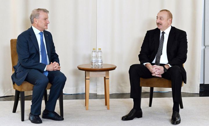 İlham Əliyevin “Sberbank”ın sədri ilə görüşü olub - YENİLƏNİB