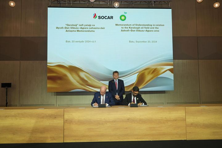 SOCAR və bp qlobal miqyasda yeni enerji işlənmələri  imkanları üzrə əməkdaşlıq edəcək