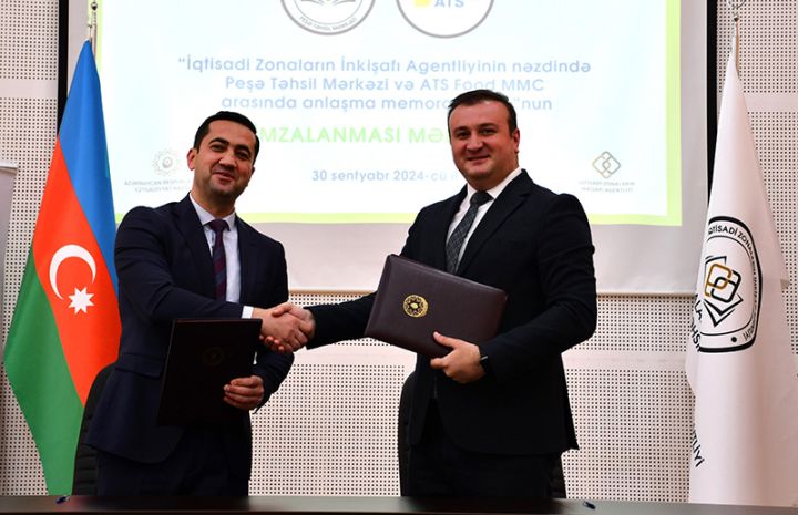 Peşə Təhsil Mərkəzinin tədris proqramları “ATS Food” şirkətilə birgə hazırlanacaq - ANLAŞMA