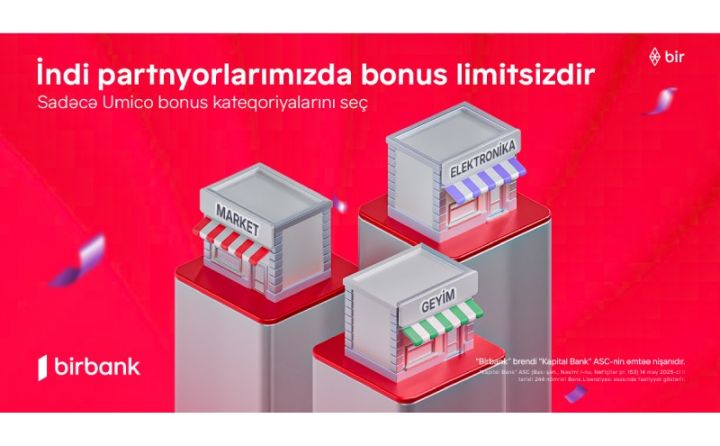 Birbank kartlarında yeni dövr: limitsiz bonuslar ilə daha çox qazanmaq imkanı