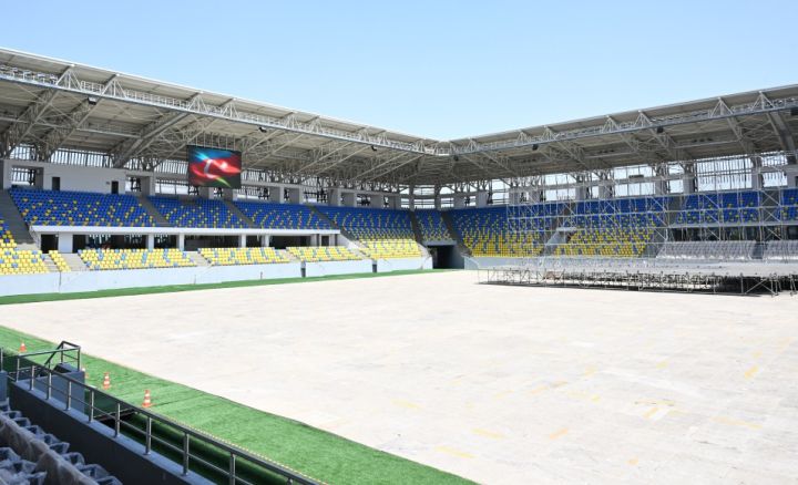 15 min 343 yerlik yeni stadion - sentyabrın 28-dən  III MDB Oyunlarına ev sahibliyi edəcək