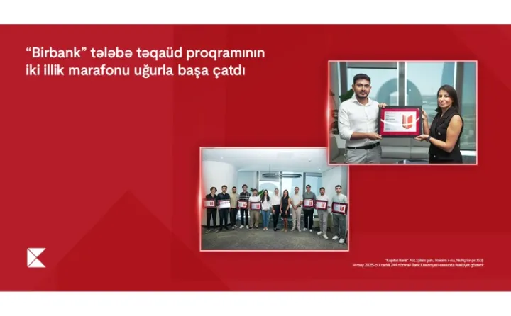 “Birbank” tələbə təqaüd proqramının iki illik marafonu uğurla başa çatdı