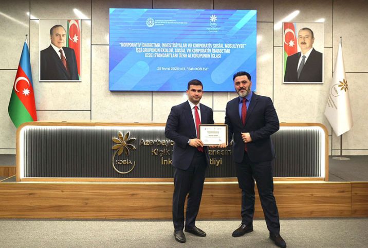 EKVITA Azərbaycanda ətraf mühit, sosial və korporativ idarəetmə (ESG) standartlarını tətbiq edən ilk şirkət oldu