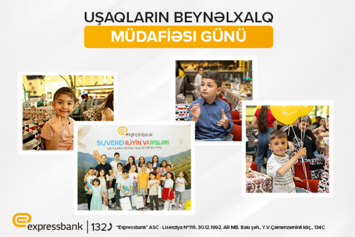 Expressbank Vətən Müharibəsi iştirakçılarının övladları üçün tədbir keçirdi