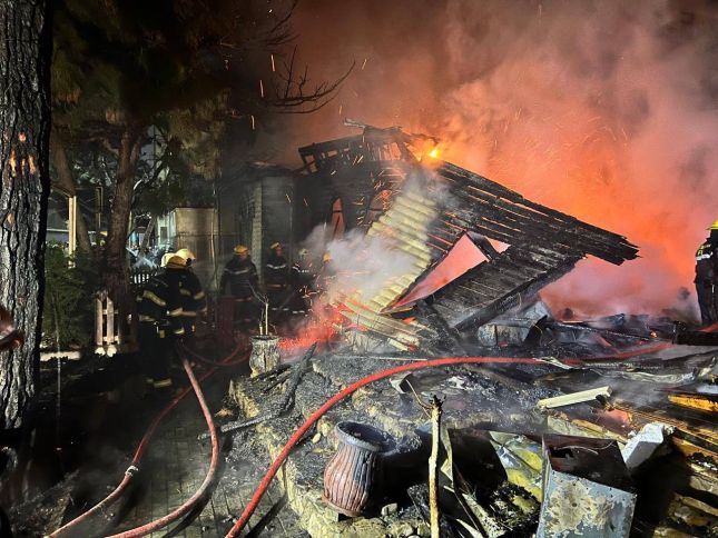 Xırdalandakı güclü yanğın söndürülüb - FOTO/VİDEO