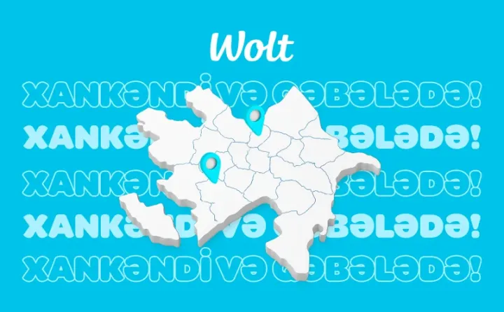 Wolt artıq Qəbələ və Xankəndidə – rahat və sürətli çatdırılma xidməti daha iki yeni şəhərdə istifadədə!