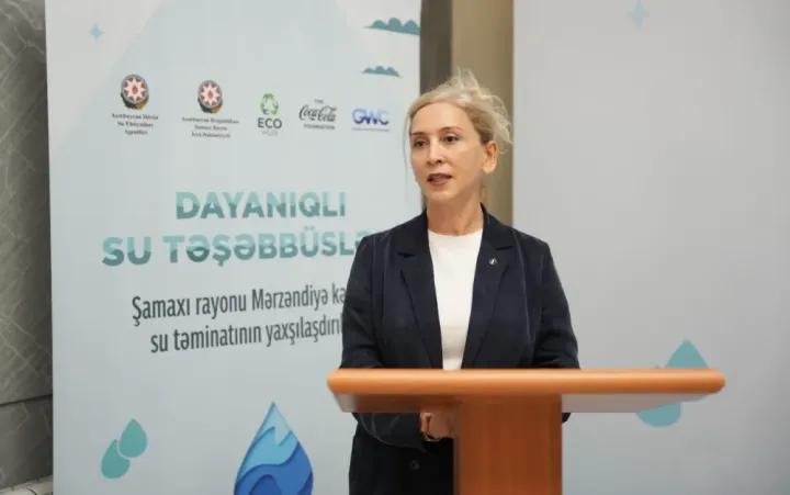 “Coca-Cola” Fondunun dəstəyi ilə Mərzəndiyə kəndinə su çəkilib