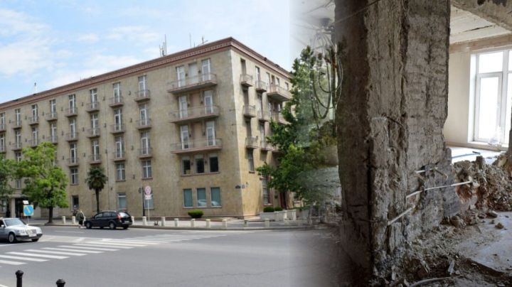 “Naxçıvan” hotelinin bərpası mümkün deyil, sökülərək yerində yeni bina inşa olunacaq"