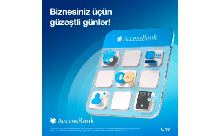 AccessBank-dan yeni biznes müştərilərinə 50%-dək endirim kampaniyası