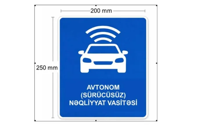 Yollarda yeni tanınma nişanı olacaq