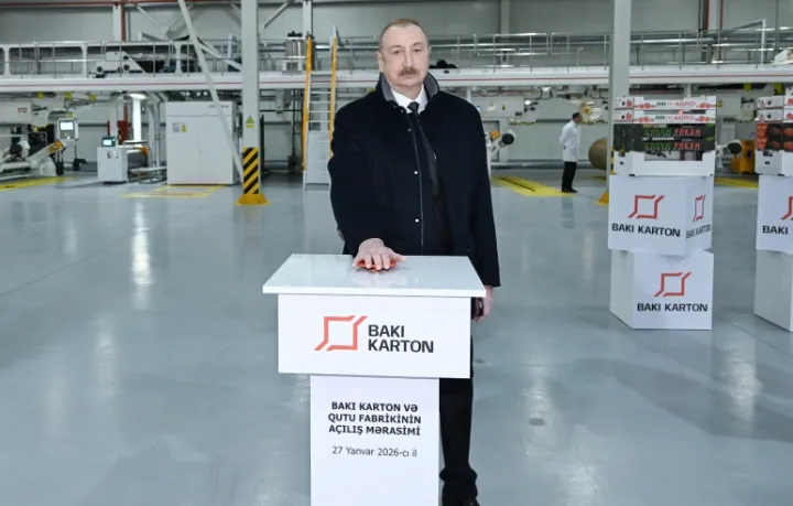 Karton və qutu taralarının istehsalı müəssisəsinin açılışı oldu