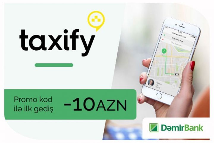 DəmirBank-dan Taxify ilə pulsuz gedişlər