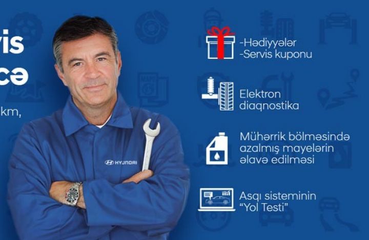 “Hyundai”dan Gəncədə pulsuz servis xidməti!