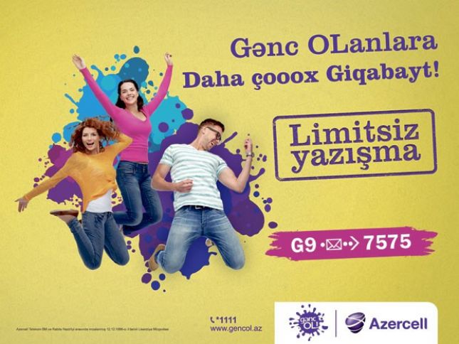 Azercell yenilənmiş "GəncOl" tarif paketlərini təqdim edir