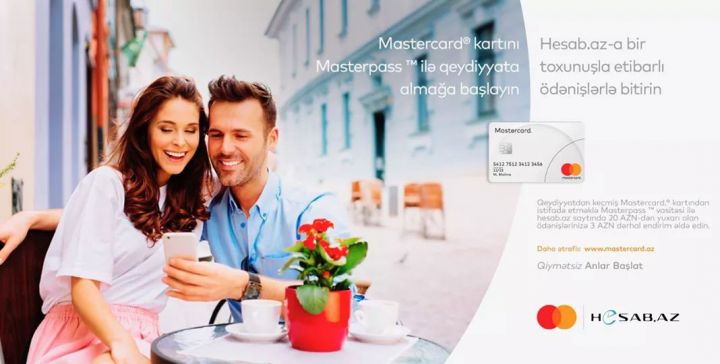 Hesab.az -da Masterpass-la ödəniş qazandıracaq!