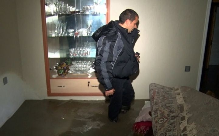 Güclü yağış Xaçmazda 800-dən çox evə və təsərrüfata ziyan vurub