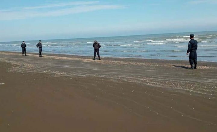 Düşmənin Siyəzənə atdığı raketlərin qalıqları dənizə düşdü