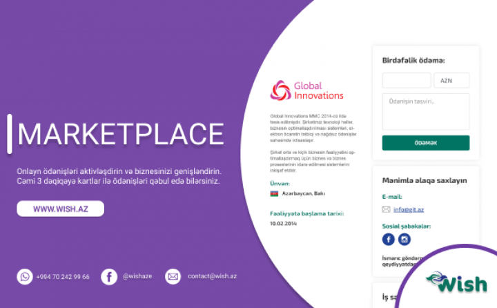 Azərbaycan elektron kommersiya bazarında inqilabi layihə