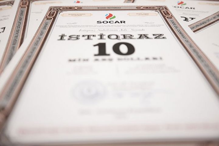 SOCAR istiqrazı sahiblərinin ümumi qazancı açıqlandı