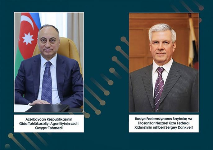 Qoşqar Təhməzli Moskvada "Rosselxoznadzor"un rəhbəri ilə görüşüb