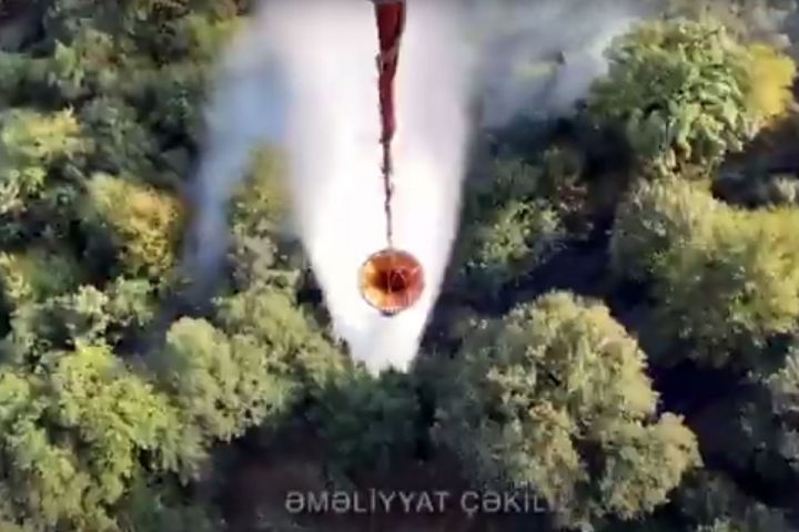 Lerikdə dağlıq ərazidə yanğın söndürülüb