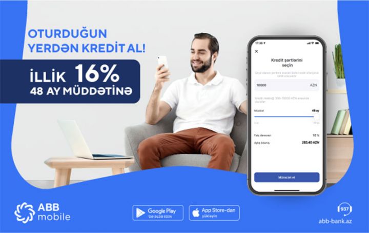 48 aylıq kredit indi 16%-lə