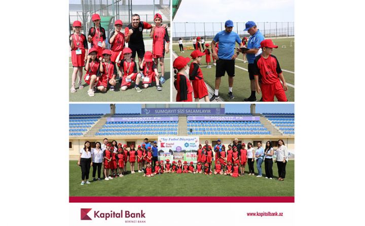 Kapital Bank-ın dəstəyi ilə “Yay Futbol Düşərgəsi” keçirilir