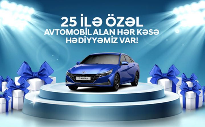 Avtomobil alan hər kəs özəl fərqli hədiyyələr qazanacaq