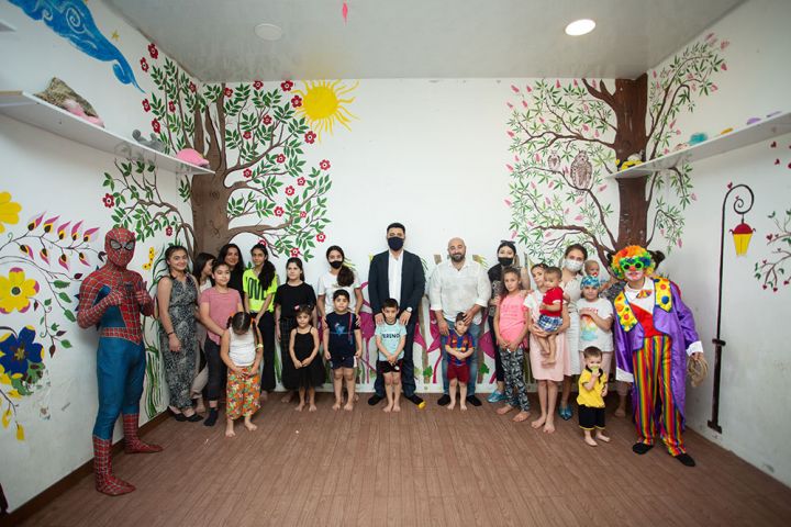 EKVİTA əməkdaşları Uşaq Sığınacağı Reinteqrasiya Mərkəzinə baş çəkib