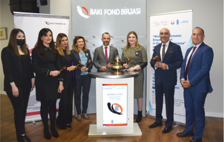 Bakı Fond Birjasında gender bərabərliyinə  həsr olunmuş “Açılış Zəngi” keçirilib