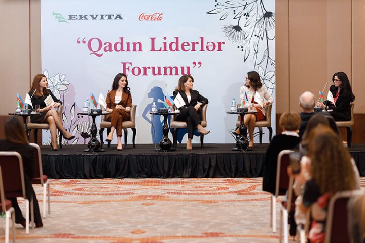 Azərbaycanda ilk dəfə Qadın Liderlər Forumu baş tutub - FOTOLAR