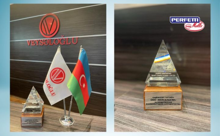 “Veysəloğlu Distribusiya” şirkəti iri istehsalçı tərəfindən mükafata layiq görülüb