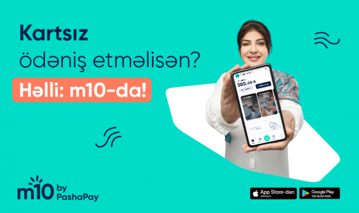 Qarşılayın, m10 - Azərbaycanın yeni elektron pulqabısı