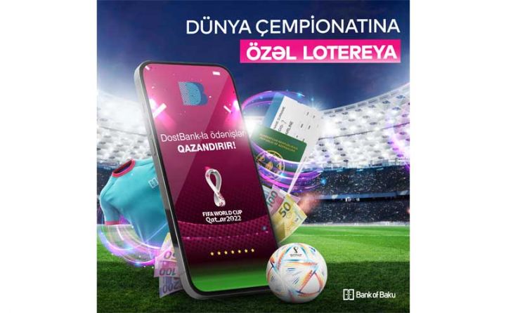Bank of Baku-dan dünya çempionatına özəl lotereya!