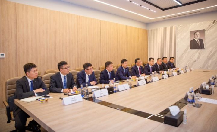 Nazir Nəbiyev “Shandong Port Group”un nümayəndələri ilə görüşüb