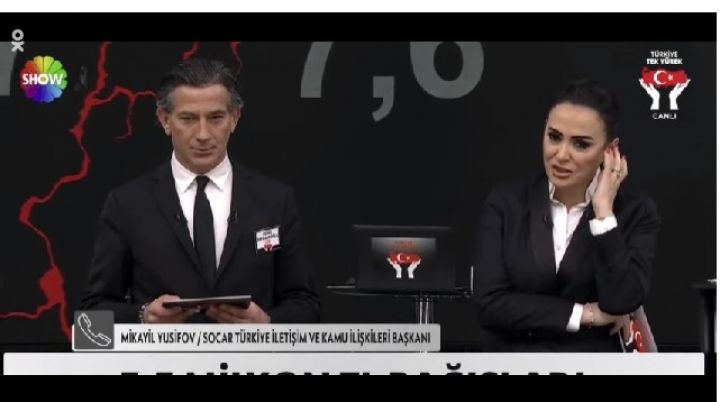 "SOCAR Türkiye"  şirkəti "Türkiyə Tək Ürək" kampaniyasında 315 min manat yardım edib