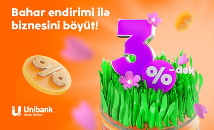 Unibankın “Bahar endirimi” kampaniyası davam edir