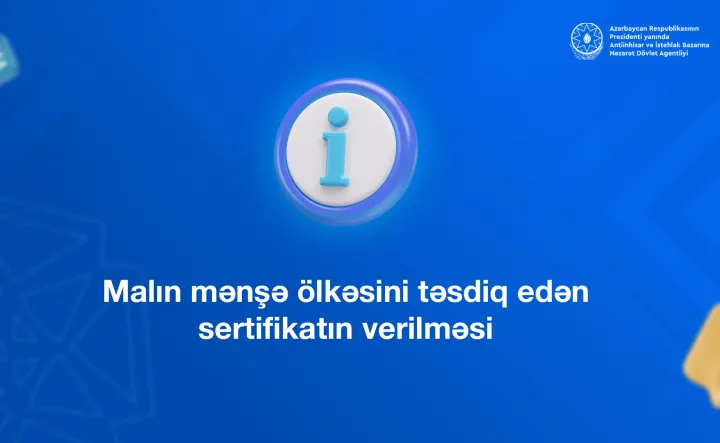 Malın mənşə ölkəsini təsdiq edən sertifikat hansı qaydada verilir?